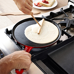 Silk Route Spice Company Poêle à crêpes en fonte