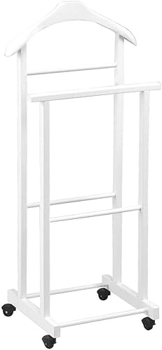 AltoBuy Vitalis - Valet de Nuit Blanc sur roulettes - Nail Gallerys