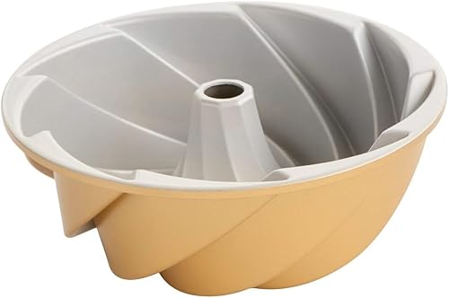 Nordic Ware 90077 Kouglof avec encoches filigranes Aluminium Doré 21,6 x 21,6 x 10,2 cm - Nail Gallerys