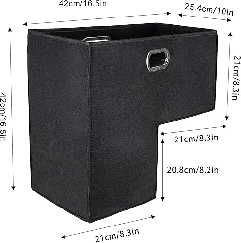 Grand Panier De Rangement D'escalier Pliable En Feutre, Panier D'escalier En Forme De L Panier D'escalier, Panier D'escalier - Panier De Rangement D'escalier Pliant,Panier De Marche D'escalier - Nail Gallerys