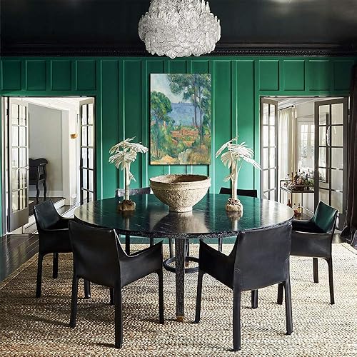 Toile Tableaux Célèbres Vue Sur L'Estaque Et Le Château D'If Par Paul Cézanne Art Mural Reproduction De Tableaux Reproduit Sur Toile Illustration Pour Les Décorations (Pas de cadre,60_x_90_cm) - Nail Gallerys