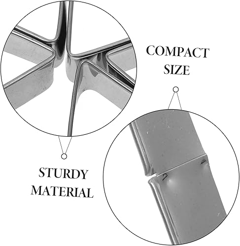 Garneck 5 Pièces moule à sucre le biscuit meurt moule a gateau emporte-pièces triangle biscuits aux fruits moule à pâtisserie cuisine aménagée feist moule de mie des biscuits Silver - Nail Gallerys