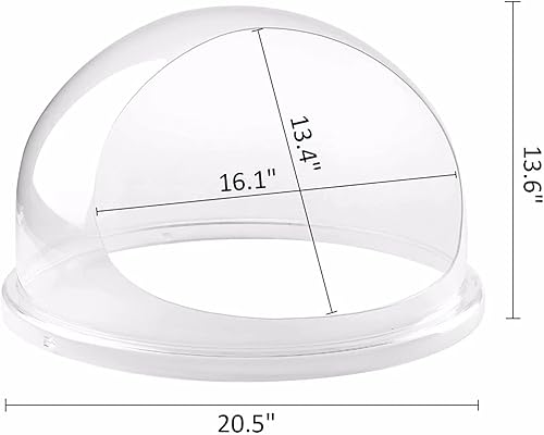 AIZYR Housse Transparente pour Machine À Barbe À Papa - Bouclier De Protection Contre Les Bulles De 20,5 Po Couverture De Machine Commerciale De Barbe À Papa - Nail Gallerys