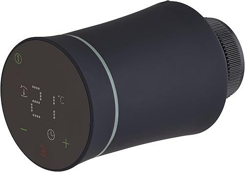 Tête thermostatique programmable de radiateur noire NOYON & THIEBAULT - Nail Gallerys