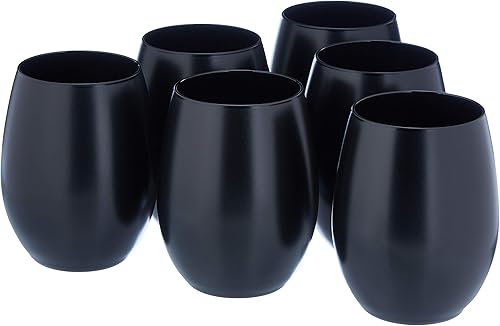Boîte de 6 verres hauts en verre 36CL - Nail Gallerys