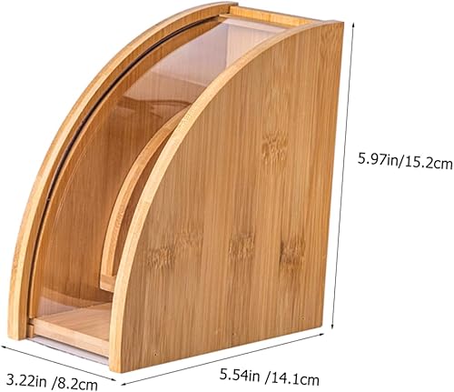 KJHBV Boîte De Rangement En Papier Café Support De Filtre à Café De Comptoir Organisateur De Papier Filtre à Café Porte-filtres Bureau Étanche à La Poussière Bois Étagère De Rangement - Nail Gallerys