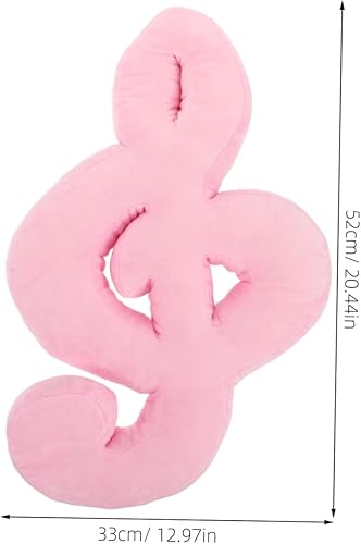Didiseaon Coussin Note De Musique Coussin en Peluche Coussin Design Musical Coussin De Canapé Coussin Décoratif Musical Doux Coussins Esthétiques Coussin Rond en Coton PP Vert Clair - Nail Gallerys