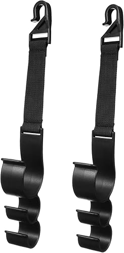 Ciieeo 2Pièces Crochet De Siège Arrière Multifonctionnel Pour Rangement Compact Pour Accessoires Installation Facile Sans Outil - Nail Gallerys