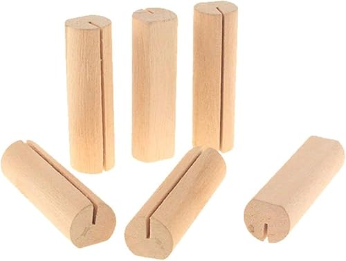 Wohlstand 20 pièces Table de Mariage Porte-cartes en Bois, Bois Naturel Support Photo Carte, Titulaire de La Carte en Bois, pour votre famille, banquet de mariage, utilisation de banquet - Nail Gallerys