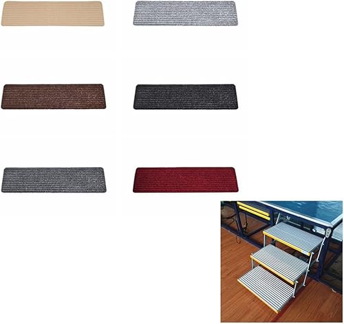 Huamengyuan Tapis d'escalier de Caravane pour Caravane, Tapis de Sol intérieur Gris Tapis de propreté antidérapant paillasson 20x72 cm Paillasson résistant Antistatique, Camping Car - Nail Gallerys