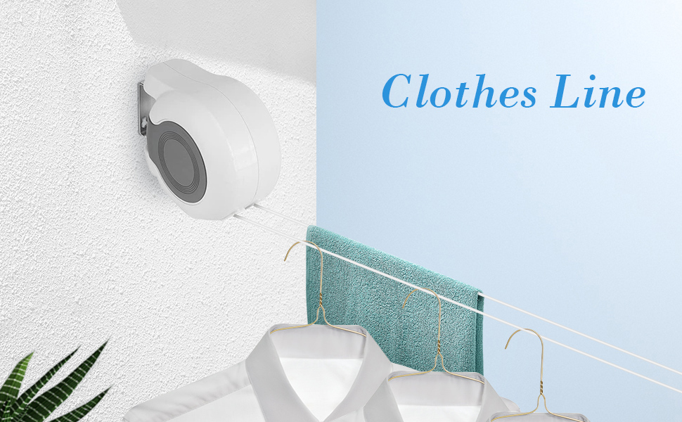 Corde à linge rétractable