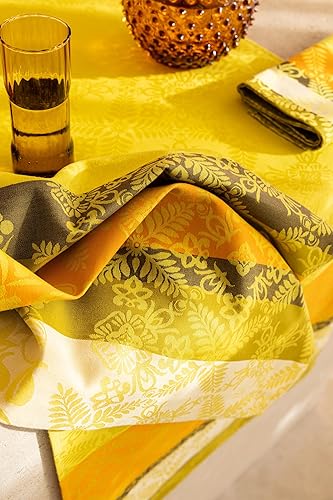 Le Jacquard Francais Torchon Mumbai Safran - Nail Gallerys