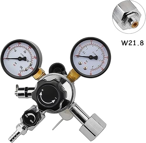 Kit d'assemblage de conduite de gaz de bière avec soupape de surpression, tuyau en PVC, régulateur de CO2 et adaptateur de conversion, parfait pour brassage maison et gazéification de fûts - Nail Gallerys