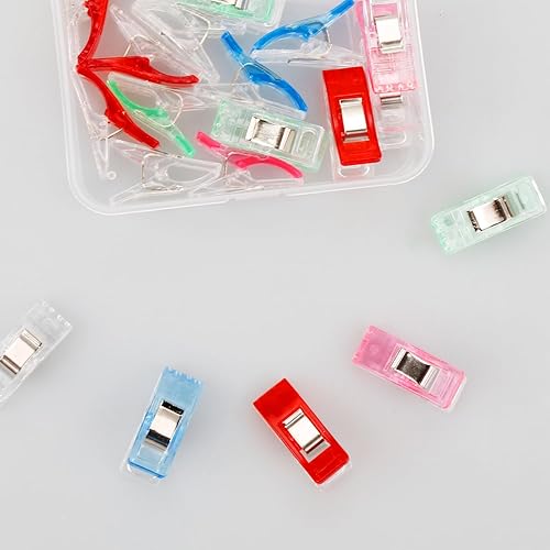 Vanyibro Lot de 25 pinces à coudre pour fournitures de matelassage en tissu, accessoires de bricolage de qualité supérieure, couture sans effort, fournitures essentielles pour couturières, 5 couleurs - Nail Gallerys