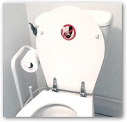 ne rien jeter hors papier toilettes dans les WC - 15cm - Autocollant(sticker) - Nail Gallerys