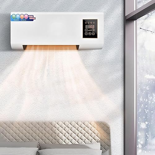 Climatiseur Mural Pour Petites Pièces, Multifonction 2000W, Climatiseur Mural Sans Installation 54x20cm Télécommande - Chambre À Coucher/Salon/Étude - Nail Gallerys