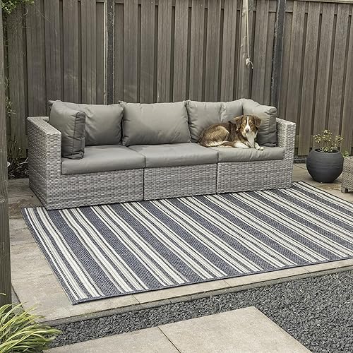 Carpet Studio Claude Buitenkleed - 80x150 cm - Tuintapijt - Vloerkleed Buiten - Buitentapijt - Tuinkleed - Blauw - Nail Gallerys