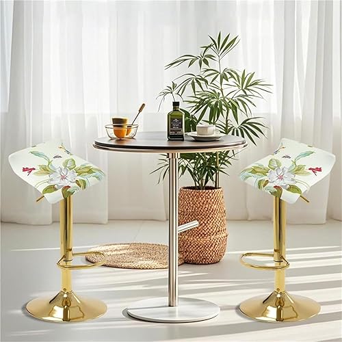 Imprimé Housse de Tabouret de Bar Lot de 4/2/1, Universelle Couvre Siege avec Fond Élastique, Industriel Housse pour Chaise Haute de Bar Scandinave(#21,4PCS) - Nail Gallerys