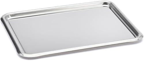 DE BUYER -3201.24 -plateau patissier inox bord rond 24x19cm - Nail Gallerys