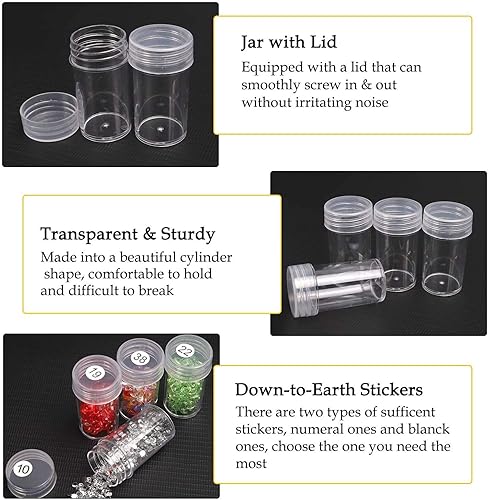 MACTING 142 Pièces Peinture Diamant Accessoire, boîte Broderie Diamant avec 60 Pièces Compartiments Petites de Rangement, 5d Diamant Accessoire pour Bricolage Artisanat - Nail Gallerys