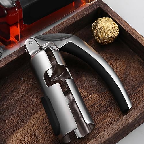 Meindin Ouvre-bouteille de champagne, tire-bouchon de vin, décapsuleur de vin pétillant, extracteur de bouchon de vin pétillant et bouchon de vin, extracteur de liège pour pot de bar pour la maison - Nail Gallerys