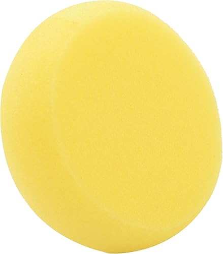 Ntcpefy Lot de 10 éponges rondes synthétiques pour peinture d'artiste pour poterie aquarelle Jaune 7 cm - Nail Gallerys