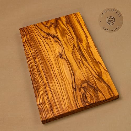 Planche à Découper pour Petit Déjeuner Rectangulaire en Bois D'Olivier - 25cm - Nail Gallerys