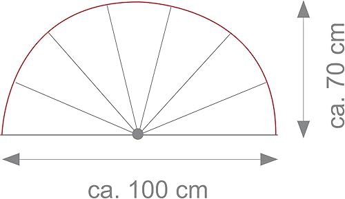 Ridder Ombrella 582090-350 Paravent de douche avec rideau Beige - Nail Gallerys