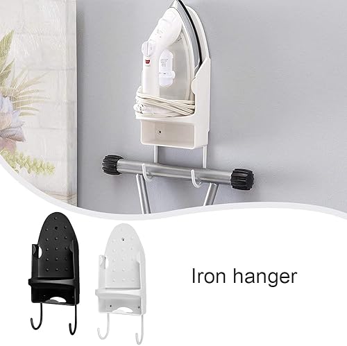 Planche À Repasser Hanger Support Mural Pour Petit Électrique Support De Fer Sur La Porte Panier De Rangement Organisateur Pour Blanchisserie Black Room - Nail Gallerys