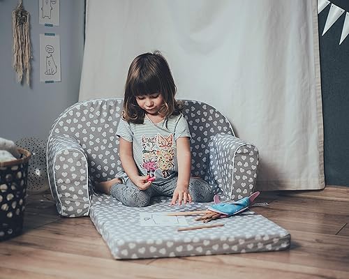 Canapé-lit MoMika - Pour enfant - 2 places - Pour dormir et jouer - Nail Gallerys