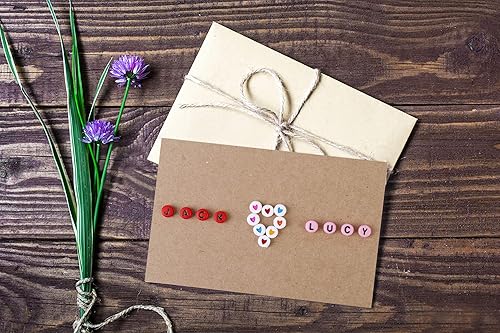 QH-Shop Lettre Alphabet 15 Compartiments Kit De Loisirs Créatifs DIY Perles pour Enfants Métier à Tisser Création de Bijoux Bricolage Bands Bracelets 1100 pièces - Nail Gallerys