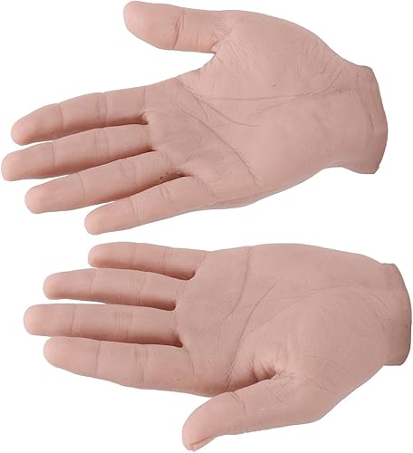 Modèle de Main Masculin en Silicone Réaliste Doux Flexible, Mannequin Réutilisable pour L'affichage des Bijoux, Pratique de la Peinture - Nail Gallerys