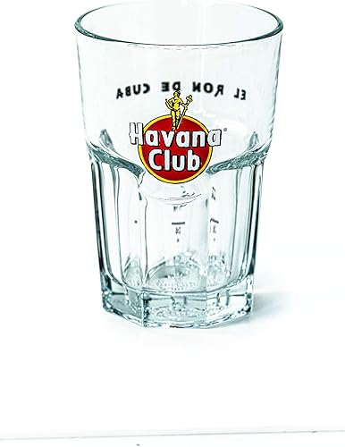 Havana Club Lot de 6 gobelets en verre Motif rhum - Nail Gallerys