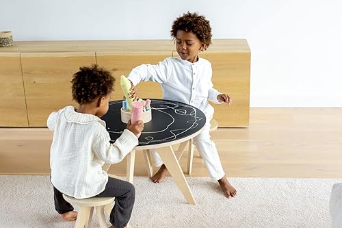 Table de coloriage/Table de Dessin en Bois Multifonction pour Enfant - La Drawin’Table - Home Edition - DRAWIN'KIDS - Nail Gallerys