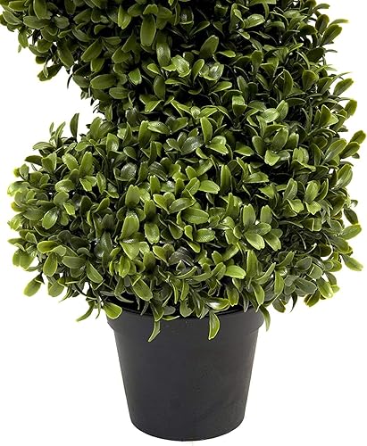 GreenBrokers Lot de 2 buis artificiels en Spirale - 96 cm - Nail Gallerys