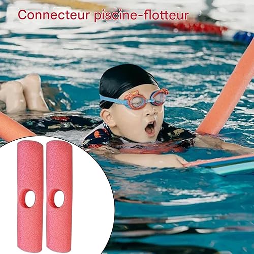 Lot De 5 Raccords pour Bâton De Flottaison, Connecteur De Nouilles Piscine, Connecteurs pour Frites De Piscine en Mousse Antidérapante, Accessoires Jeux Aquatiques pour Jardin, Plage, Familiale - Nail Gallerys