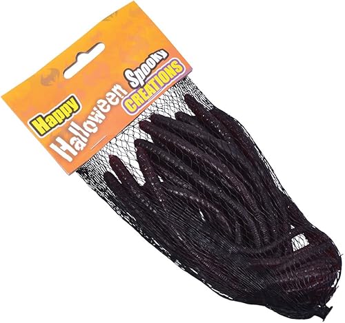 Bristol Novelty GJ429 Vers de terre, accessoires pour Halloween, pour adultes, marron, taille unique Halloween - Nail Gallerys