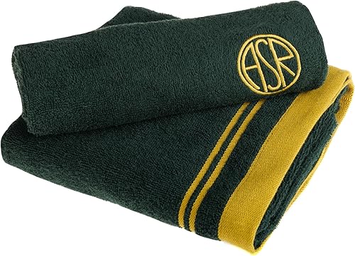 AS Roma Set Serviette + invité avec Logo ASR Vert - Nail Gallerys