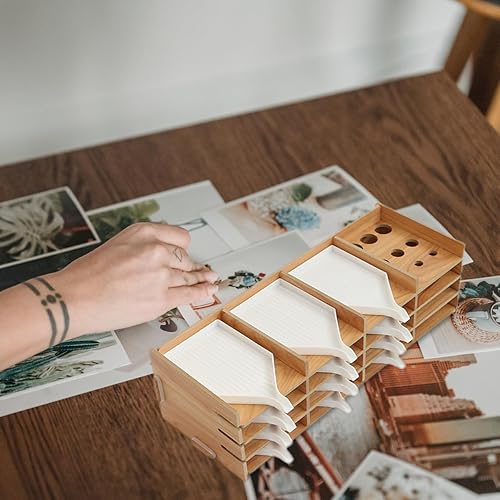 Housoutil 1Ensemble Organisateur De Peinture De Broderie DIY Plateau Multicouche De Rangement Pour Outils Images De Diamant Avec Compartiments - Nail Gallerys