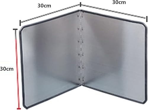 Protection Anti-Éclaboussures Cuisine Poêles Murales Pliantes La Garde Le Poêle Cuisine Propre Garde-Éclaboussures En Acier Inoxydable Accessoire Cuisine Idéal Sur 2 Côtés,50×50cm - Nail Gallerys