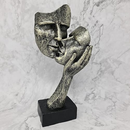 Lifestyle & More Buste déco Exclusif Sculpture Couple d'amoureux en Pierre reconstituée Couleurs Antiques Hauteur 30 cm - Nail Gallerys