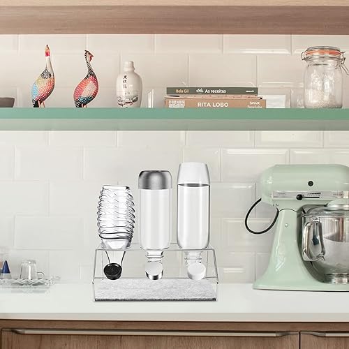 YAOMAISI Premium 304 Porte-Bouteille de Soda,pour Machine à Soda en Acier Inoxydable Crystal 2.0,Easy,Power, Pingouin,Étagère à Bouteille de Boisson Convient à Toutes Les Machines à Soda - Nail Gallerys