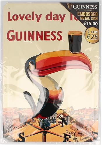 Guinness Plaque en métal Toucan Weathervane - Nail Gallerys