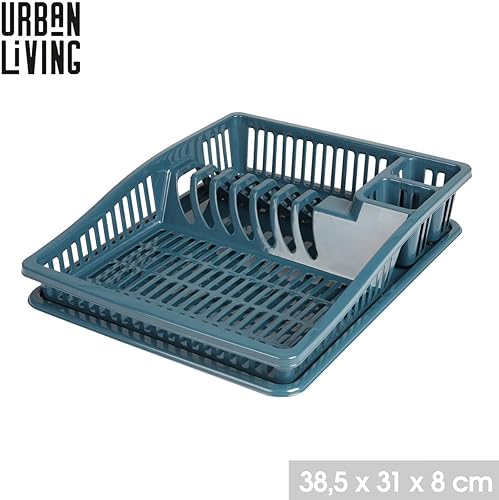 Urban Living Sonoma EGOUTTOIR A Vaisselle avec Plateau 38,5X31XH8CM Ruby Wine - Nail Gallerys