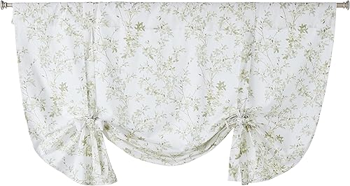 Laura Ashley Home - Cantonnière en Coton, élégante et légère pour décoration d'intérieur (Vert Lindy, 127 x 63,5 cm) - Nail Gallerys