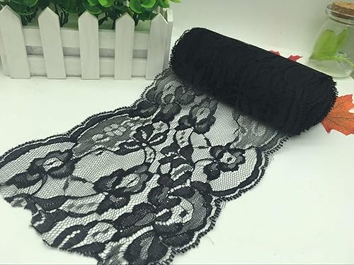 Yulakes 10 mètres de Dentelle vintage, bordure en dentelle, jupe, bandeau, ruban, chemin de table, mariage, festival, décoration de table en dentelle, Rouleau de 13cm de largeur - Nail Gallerys