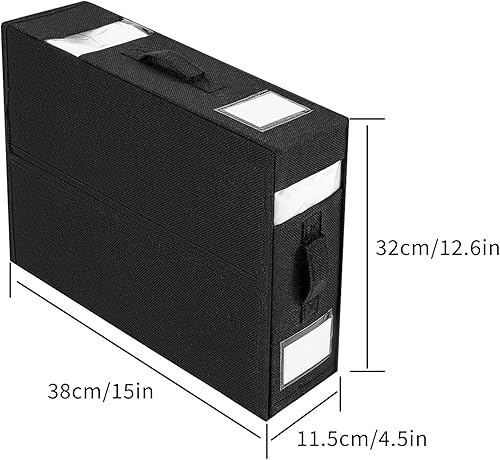 Organisateur de Draps de Lit, Organisateur de Placard à Linge pour Draps de Literie, Rangement de Draps avec Poignée D'étiquette à Fermeture éclair, Boîte de Rangement Pliable pour(Beige-2) - Nail Gallerys