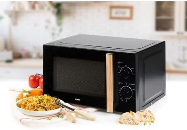 DOMO Micro-ondes noir 700 W 20 l - Nail Gallerys