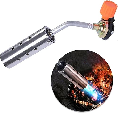 Desherbeur Thermique, Chalumeau Portable Au Gaz Butane, Outil De Cuisine En Laiton Portable, Torche à Gaz, Peut Être Utilisé L'Envers, Flamme Réglable, pour Cuisson, Barbecue, Pâtisserie, Soudure - Nail Gallerys