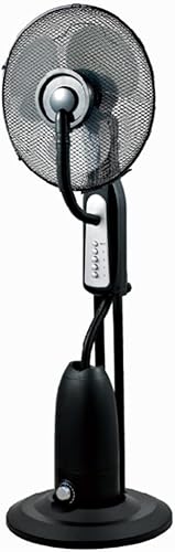 BREAKLING Ventilateur brumisateur humidificateur sur pied - Noir 110cm - Rafraichit instatanément - Repousses les moustiques - Nail Gallerys